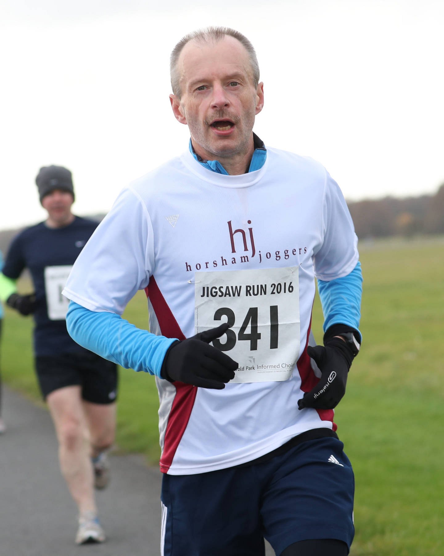 Me running at the Dunsfold 10k